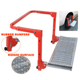 Wheel Step Tire Tyre Step Ladder Adjustable Foldable Tire Protection Van 4WD